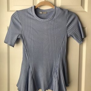 Zara Peplum Knit Top